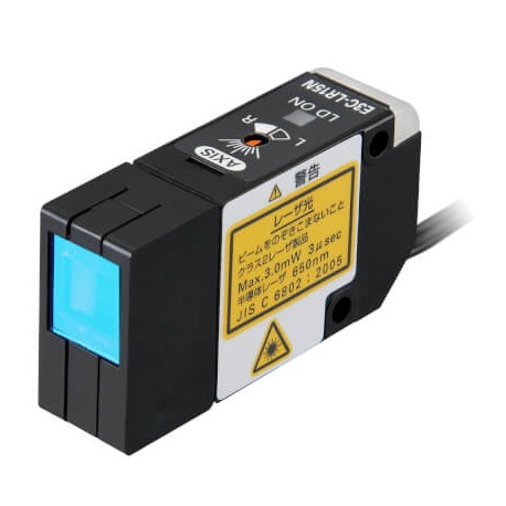 OMRON E3C-LR15N 2M E3C-LR15N 2M E3C 2060G E3CLR15N2M OMRON Laser Sensor Head, Coaxial Retroreflective, 7 m, Variable Spot, Ligh..